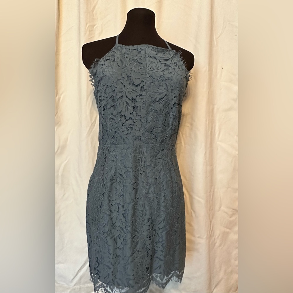 Tobi backless lace dress